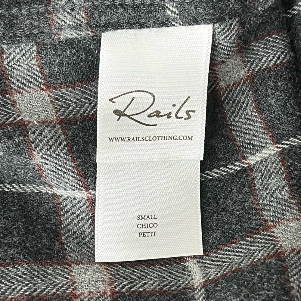 RAILS NWT MEN’S LENNOX BRUSHED REGULAR FIT PLAID LONG SLEEVE BUTTON DOWN SHIRT - Picture 13 of 16
